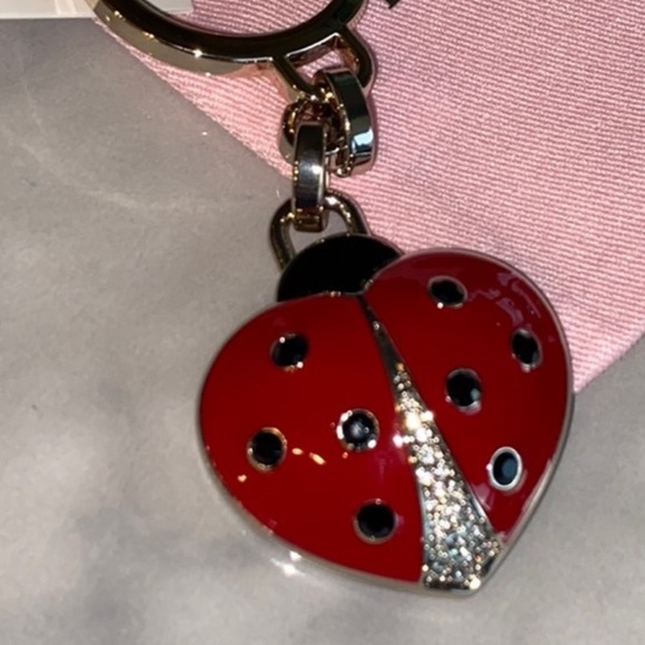 Kate Spade Lady Bug Bag Charm/ Key Ring - Picture 2 of 7